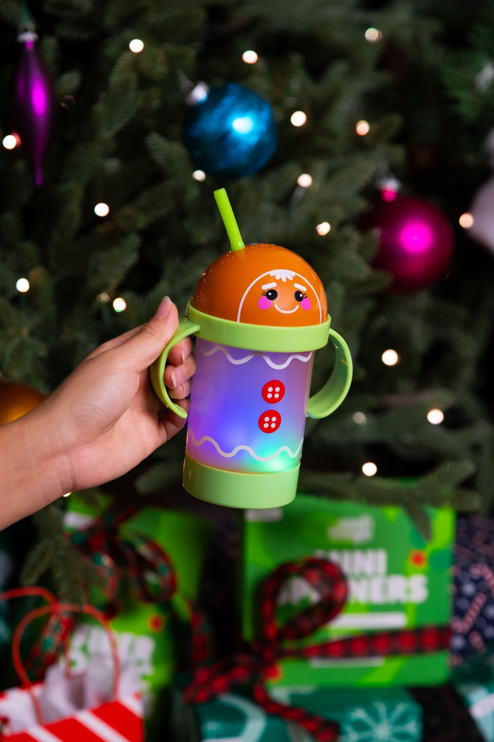 Cool Things Corp light up sippy cups twist-off light base for easy cleaning