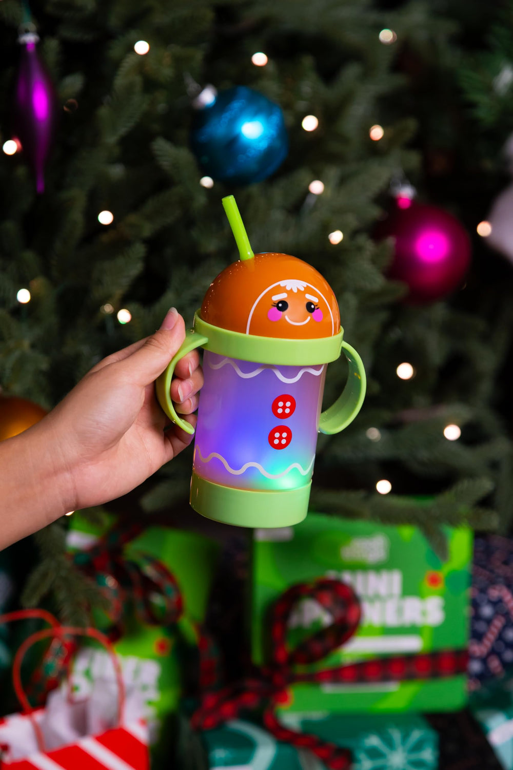 Cool Things Corp light up sippy cups twist-off light base for easy cleaning
