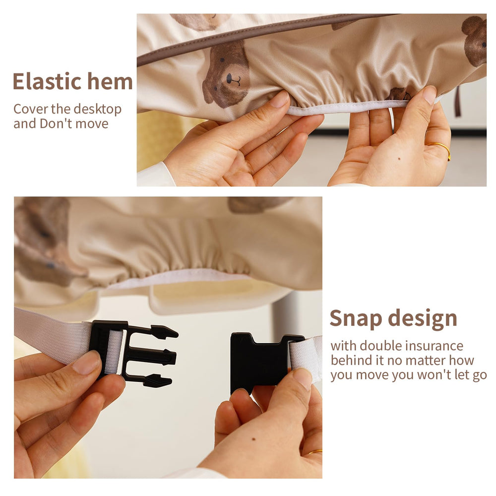 CoolaPeach elastic cuffs block drips from reaching sleeves