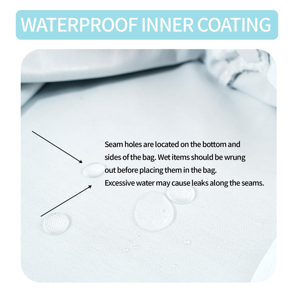 CoolaPeach wet bag shows dry-wet separation for swimming gear and clothes