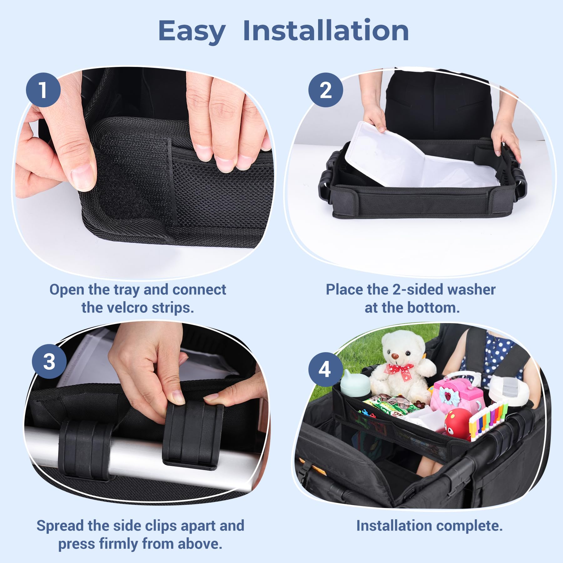 COOLBEBE Drawing tray for tracing designs on the go.