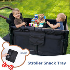 COOLBEBE Wonderfold W2 attachment offers secure, tool-free installation.