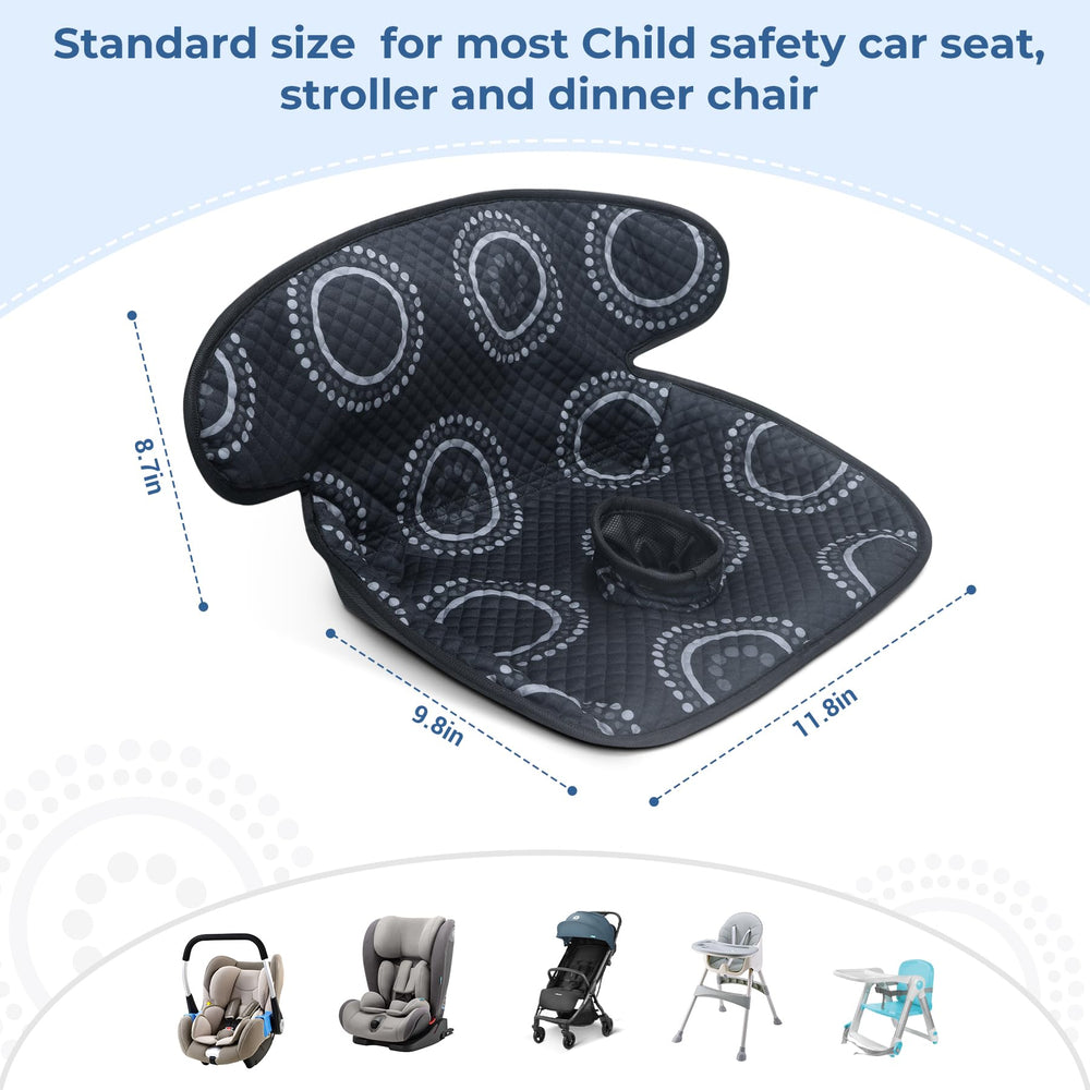 COOLBEBE absorbent resin cotton core soaks up moisture for comfort.