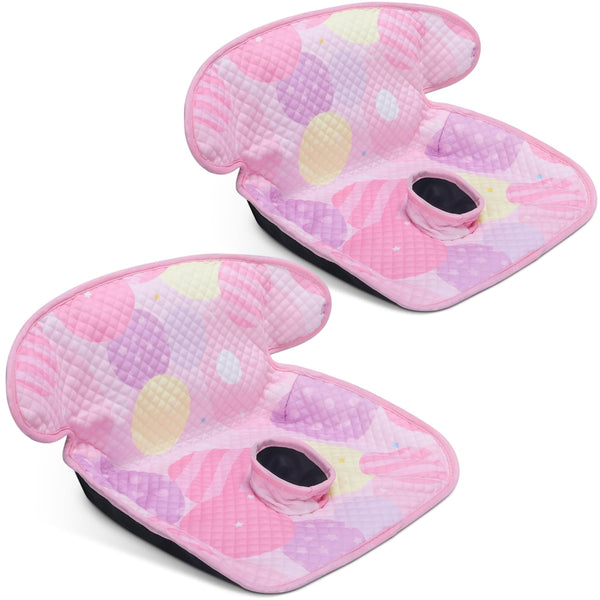 COOLBEBE pink car seat protector piddle pad keeps car dry during potty training.