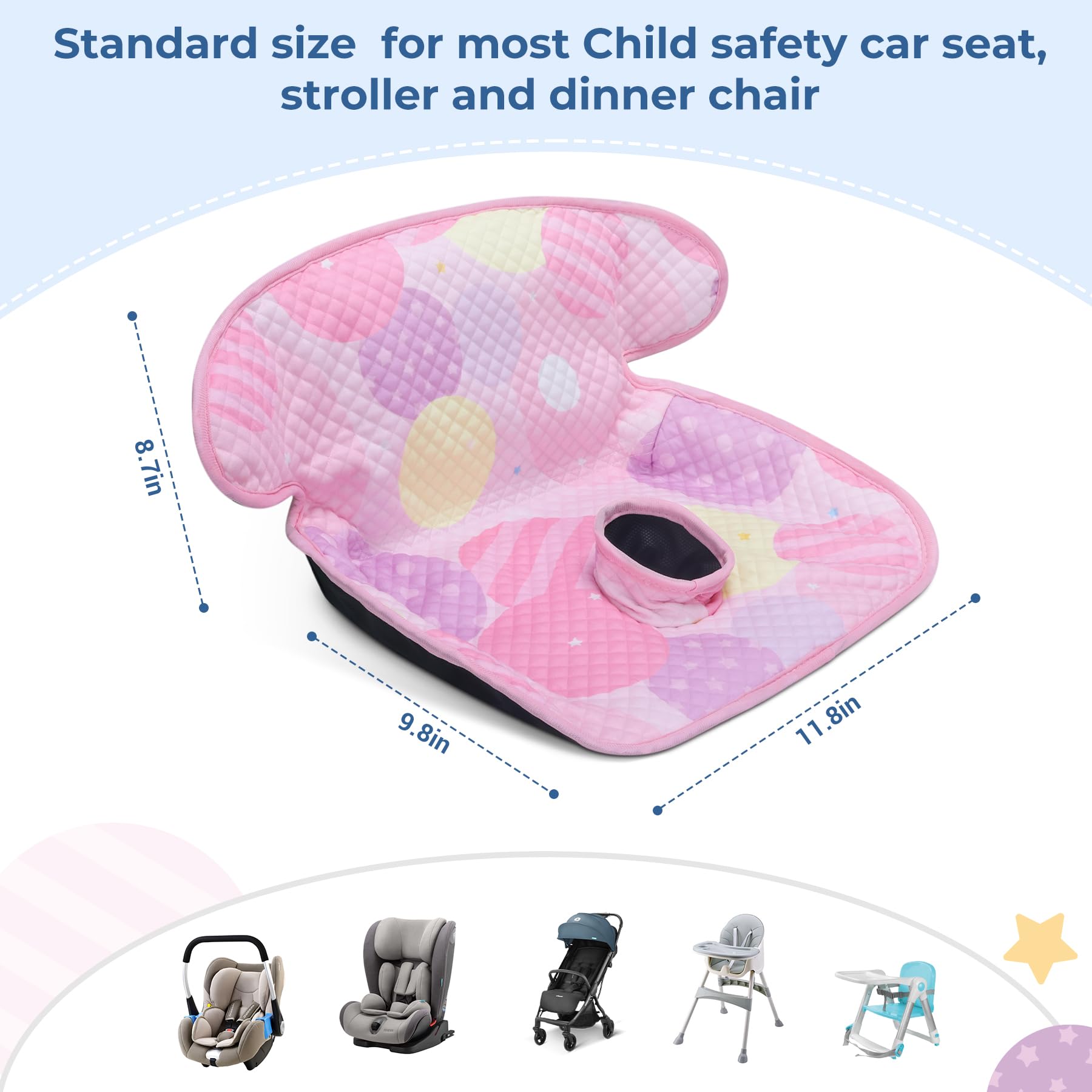 Deep edges cradle the seat and guard against moisture.