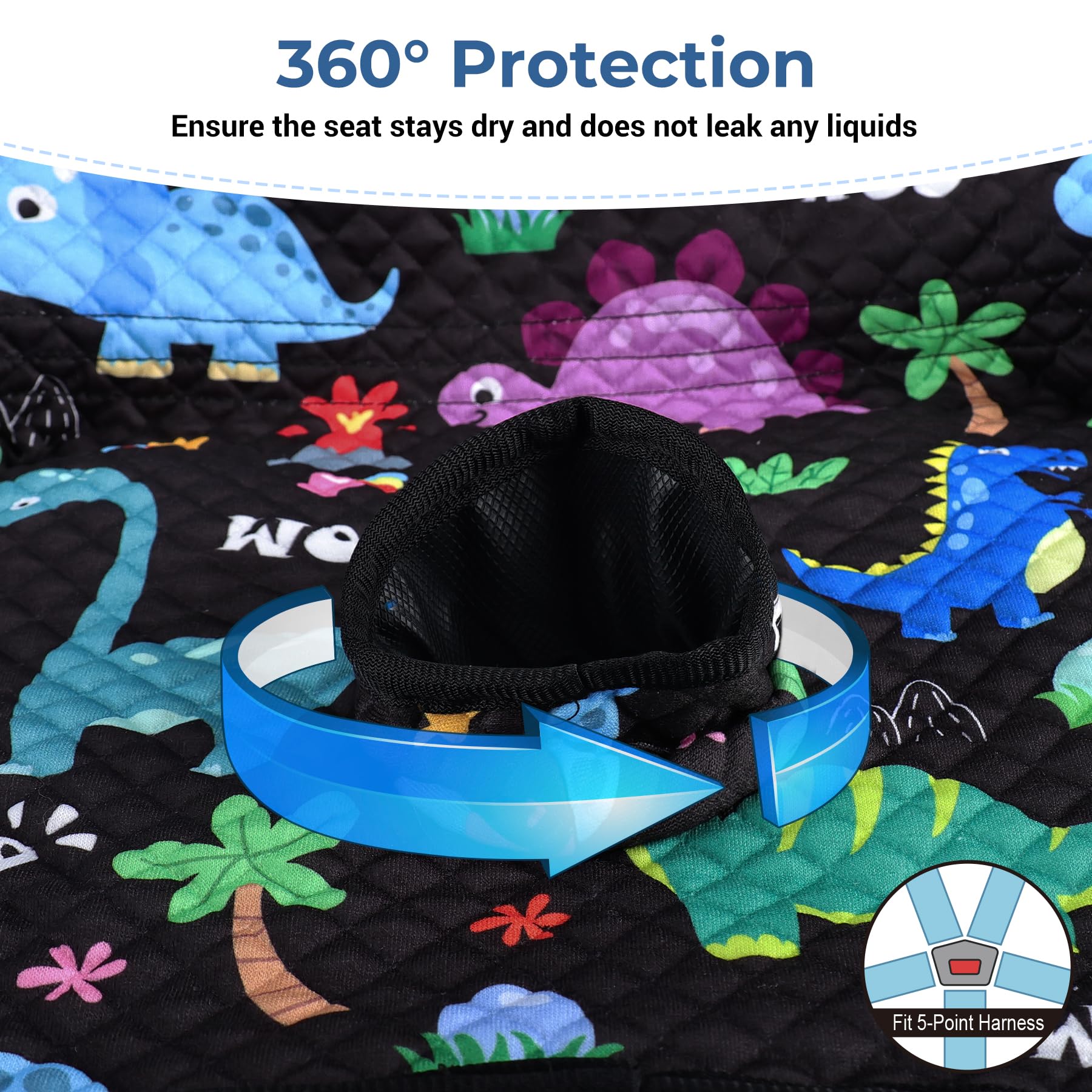 COOLBEBE potty-training pad fits strollers and seats.