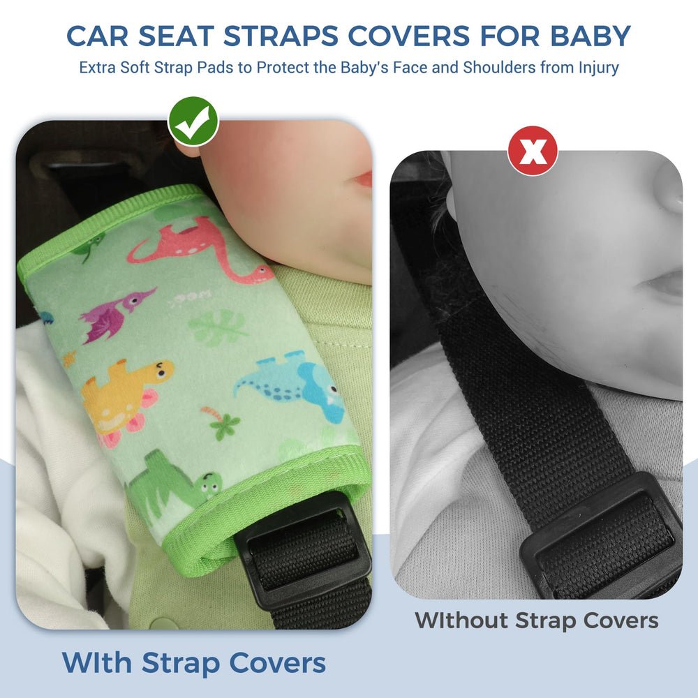 COOLBEBE easy-clean polyester pads resist spills and stains on the go.