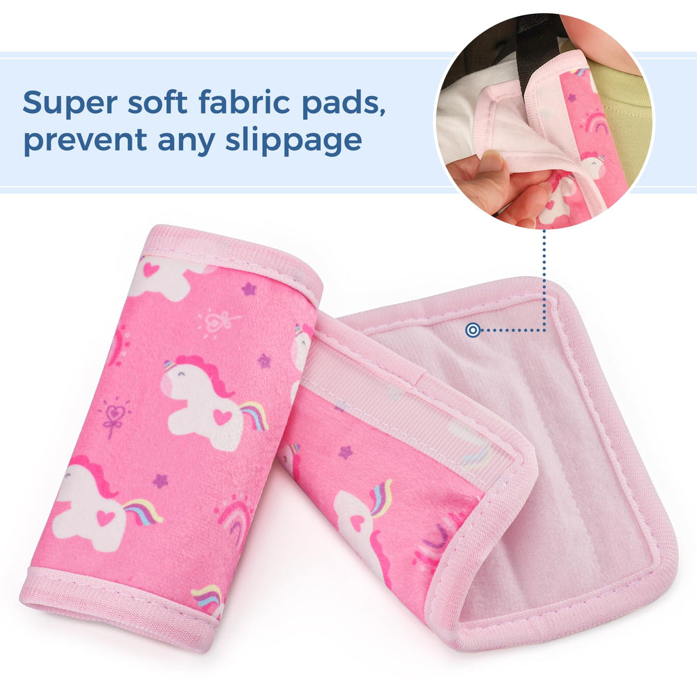 CoolBebe-high-chair-belt-cover shields shoulders from strap friction