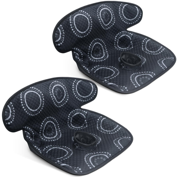 COOLBEBE infant car seat protector with waterproof liner keeps seats dry during diaper leaks.