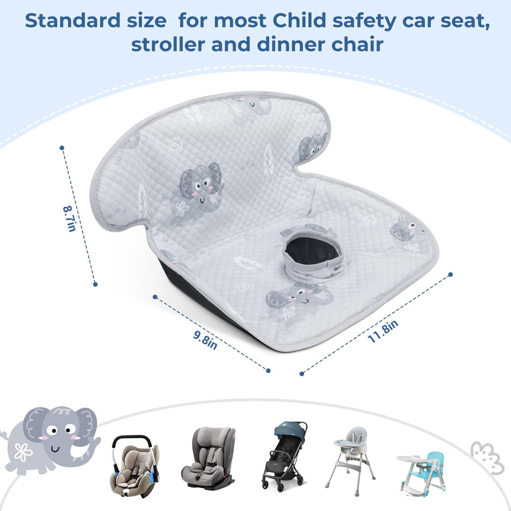 COOLBEBE suitable for car seats, strollers, and high chairs.