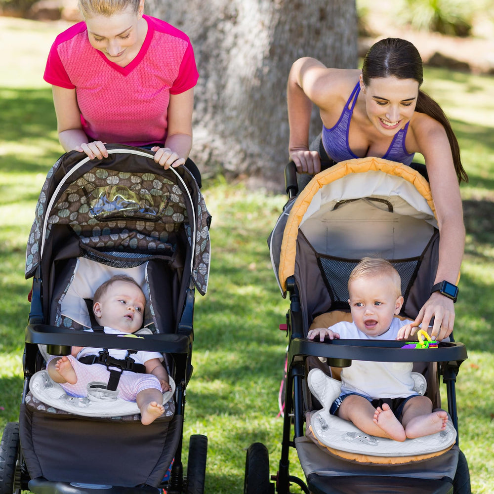 COOLBEBE piddle pad protector showing leak-proof layer for potty training on the go.