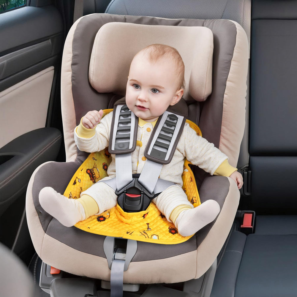 COOLBEBE potty pad with deep edges ensures secure fit inside car seats and strollers.