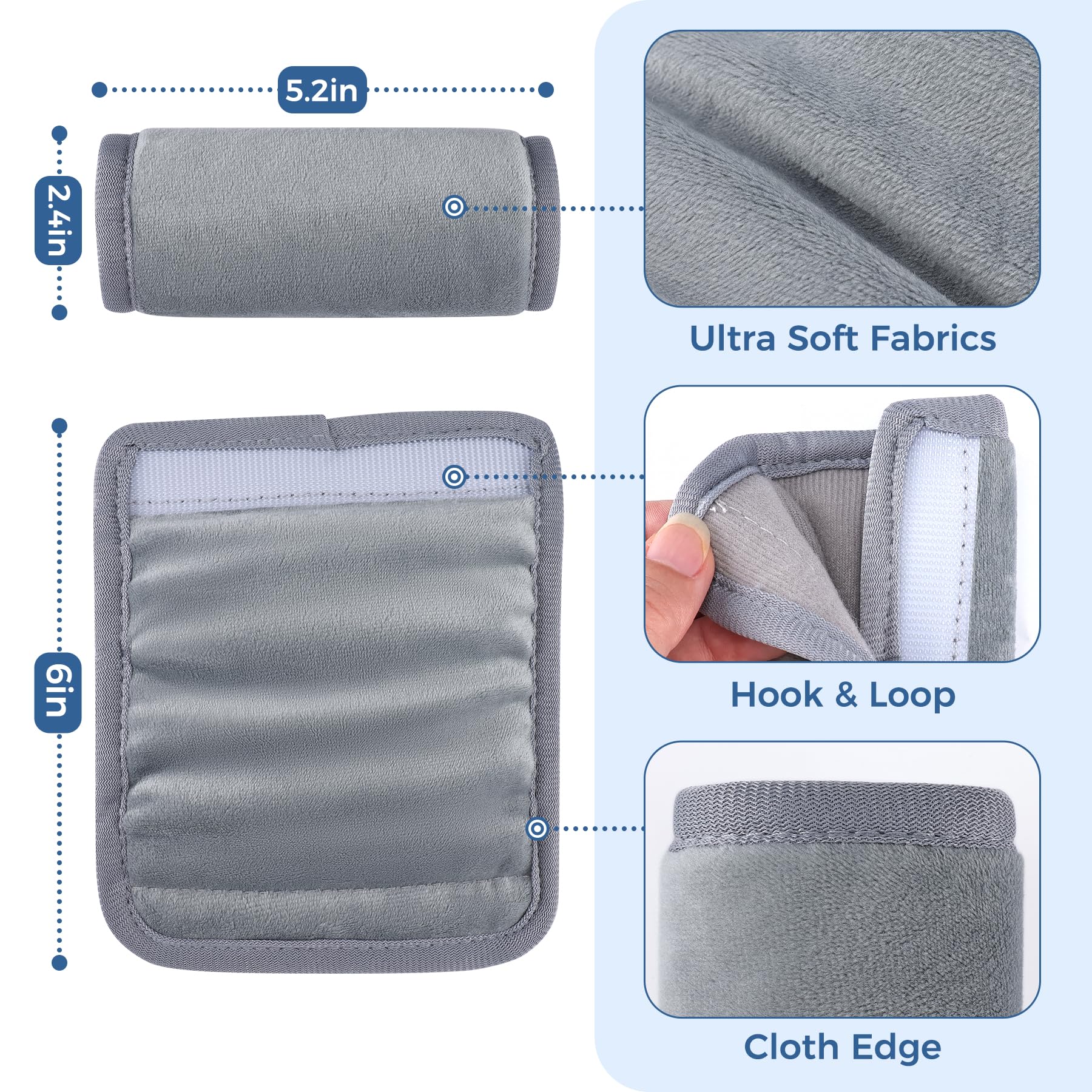 COOLBEBE soft velvet strap cover adds extra comfort.