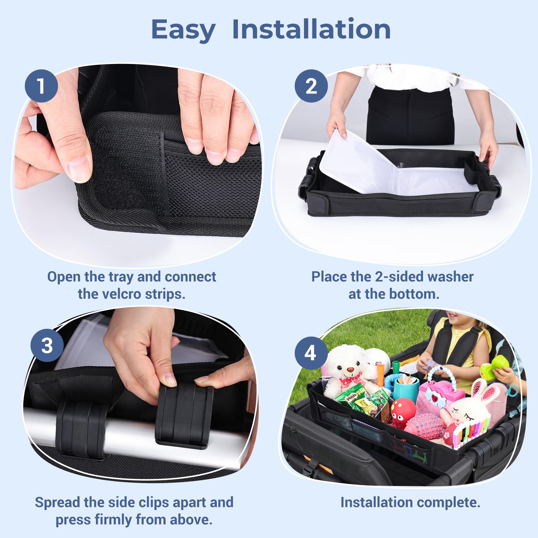 COOLBEBE tool-free installation clips on in seconds for fast setup.