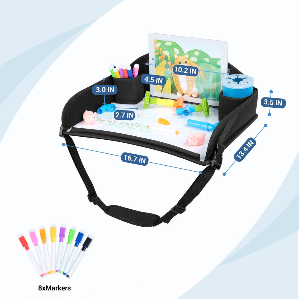 COOLBEBE two cup holders for drinks and brushes within reach
