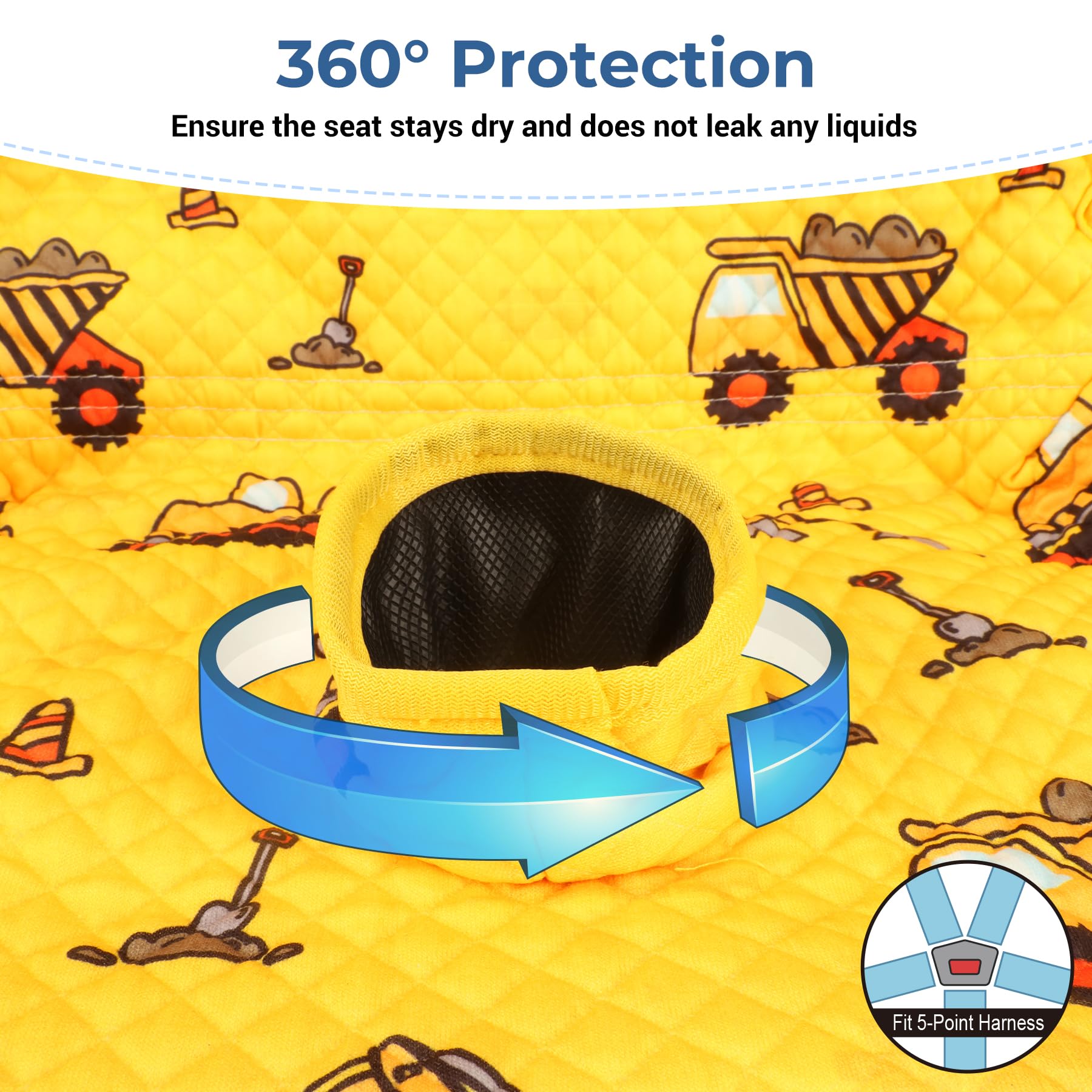 COOLBEBE universal-fit protector works with most car seats and strollers.