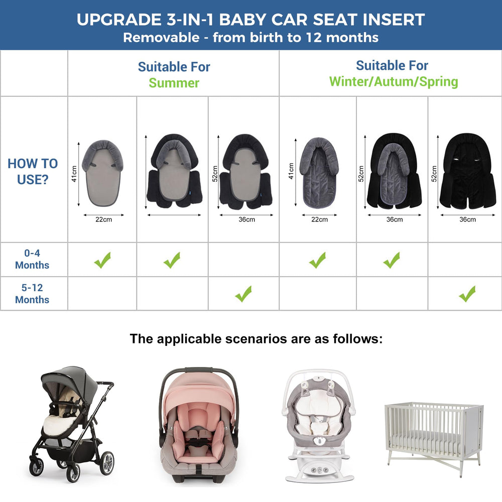 COOLBEBE 5-10 month size grows with your baby’s changing needs.