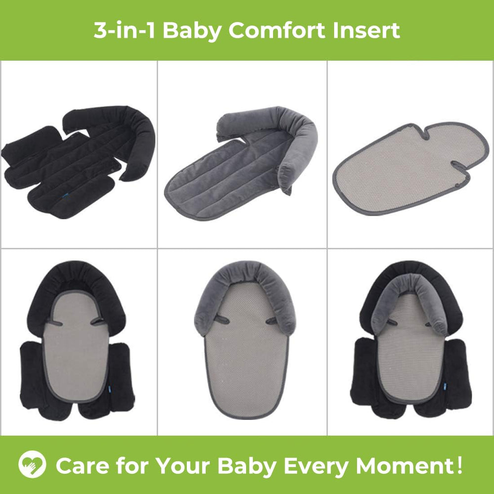 COOLBEBE easy-care insert is machine washable at cool temperatures.