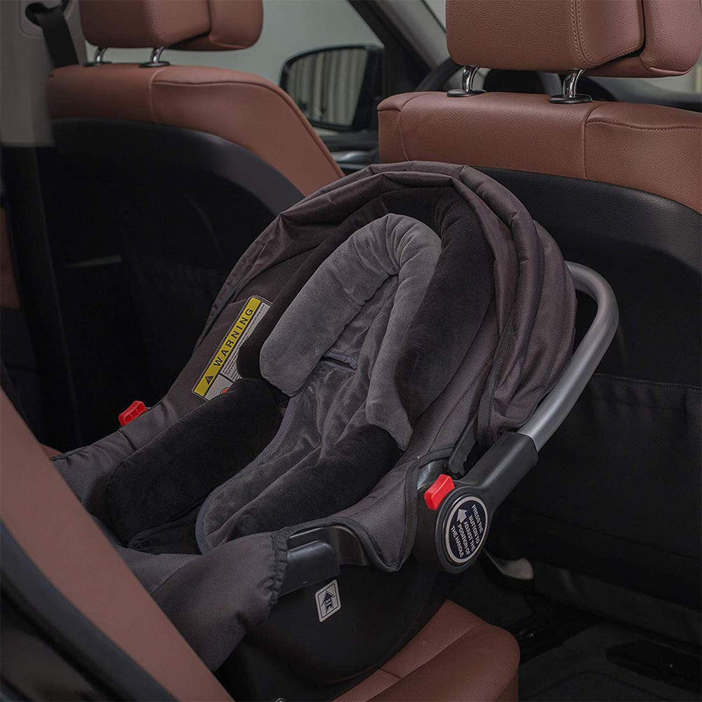 COOLBEBE reversible design allows breathable mesh on hot days.