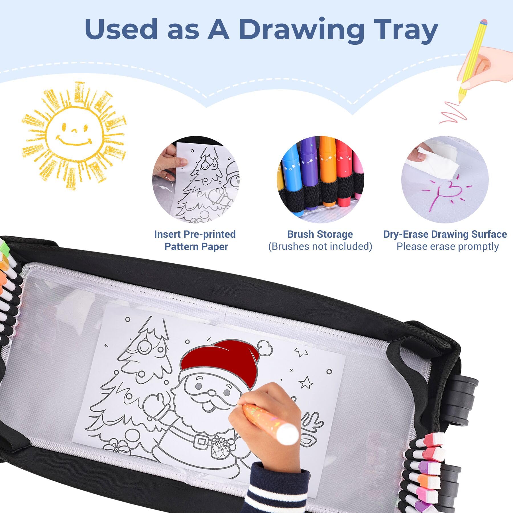COOLBEBE tissue compartment and large pocket keep essentials within reach.