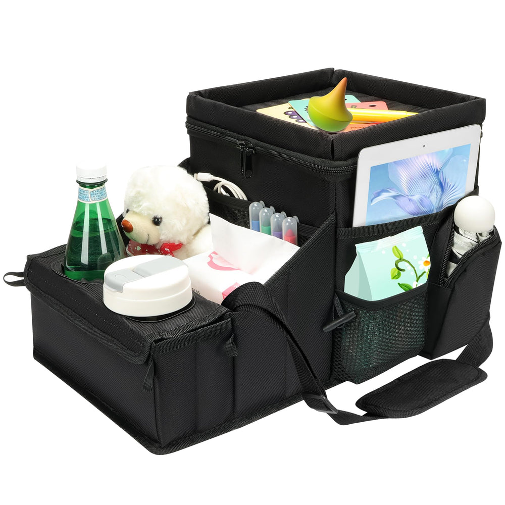 COOLBEBE car seat organizer main compartment keeps essentials neatly within reach