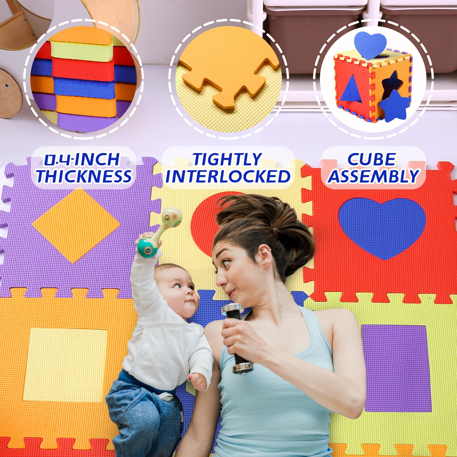 Coolcandy mat waterproof surface wipes clean after spills.