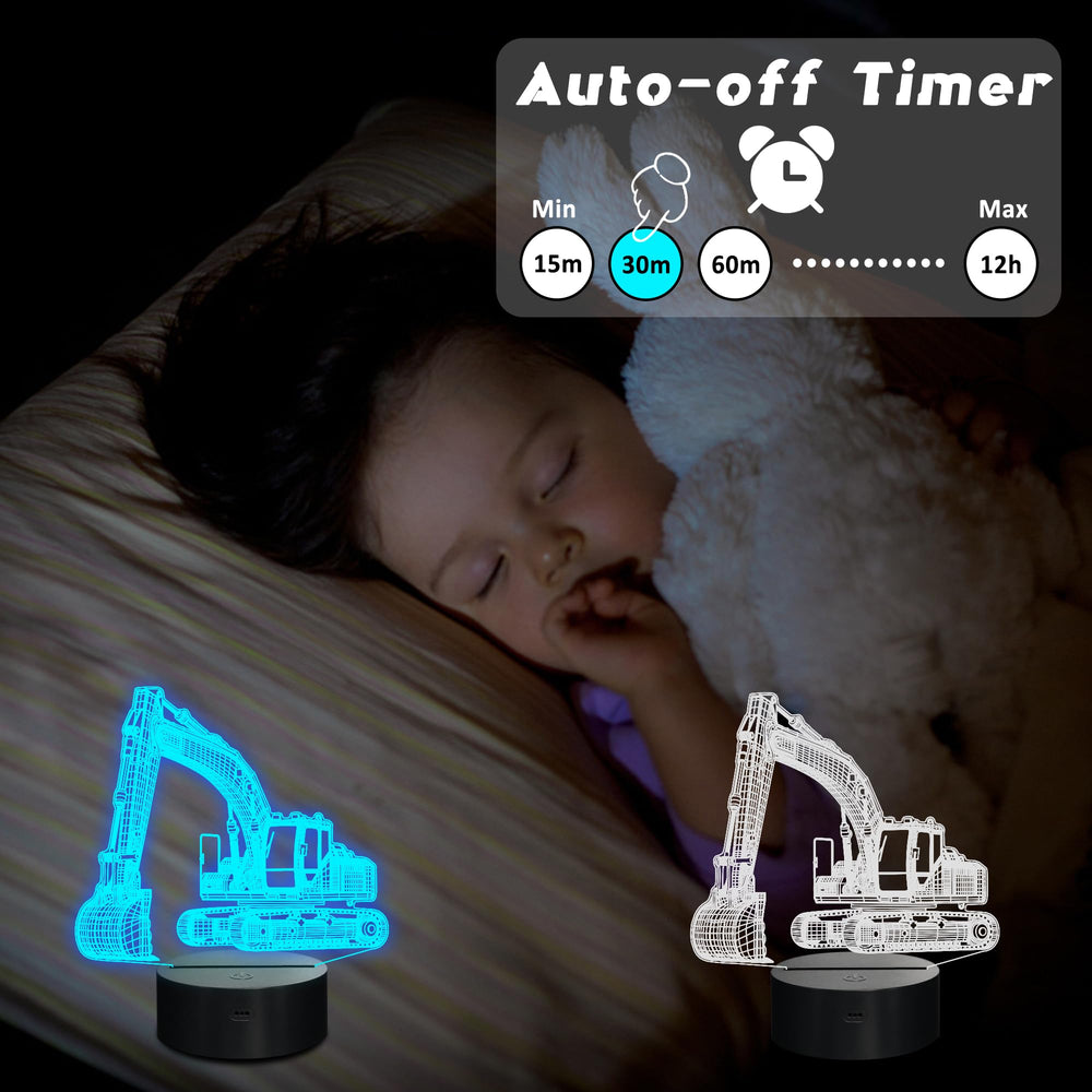 CoolGift Mart Excavator USB or battery power flexible setup