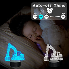 CoolGift Mart Excavator USB or battery power flexible setup