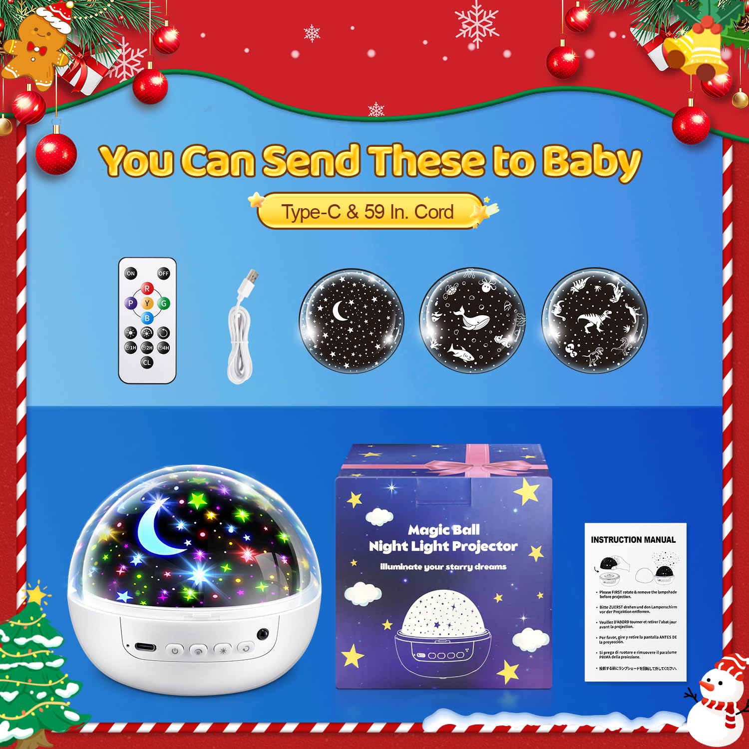 CoolNIGHT dimmable projector supports cozy bedtimes in the nursery.