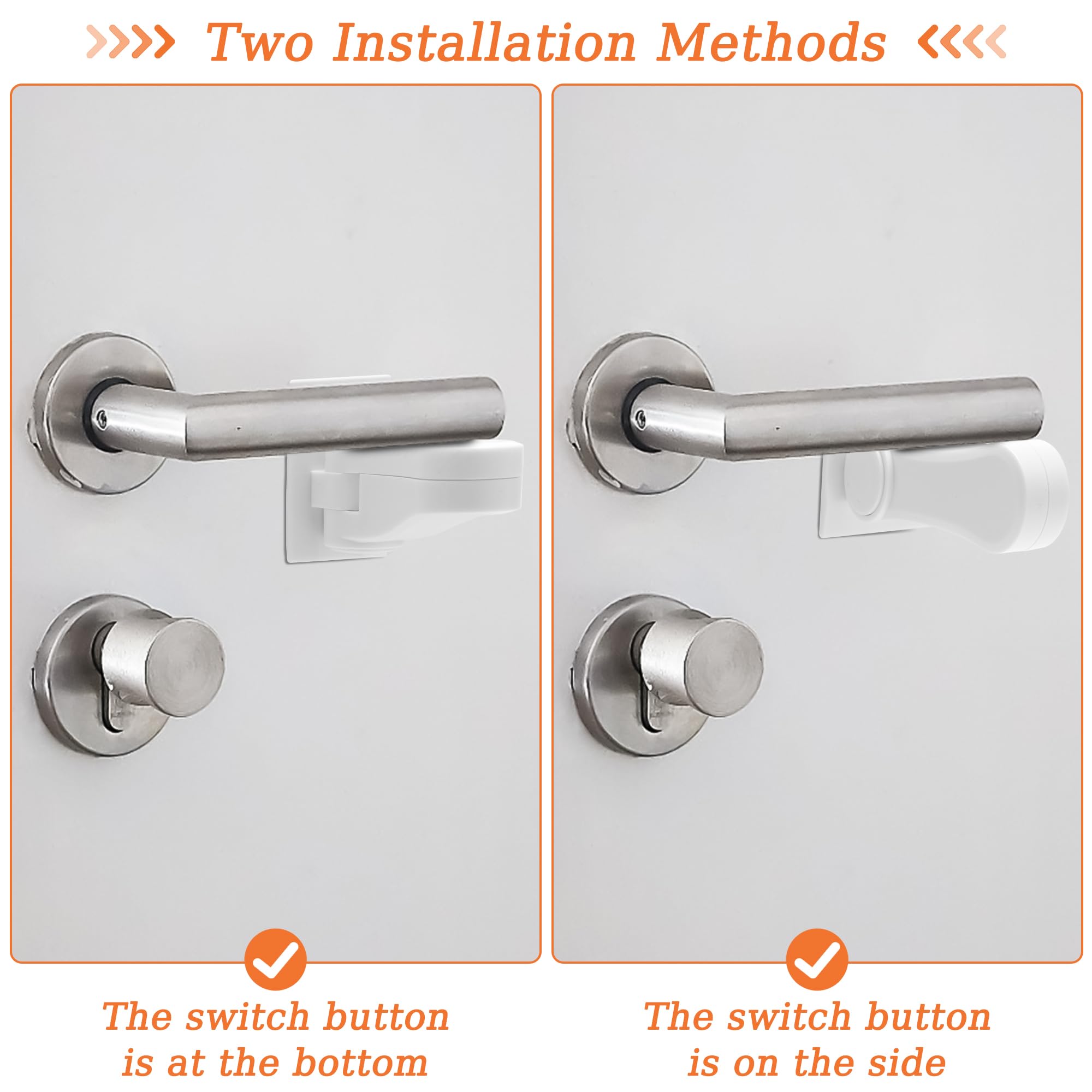 Coolrunner 6P lock attached to wood, glass, steel showing wide compatibility.