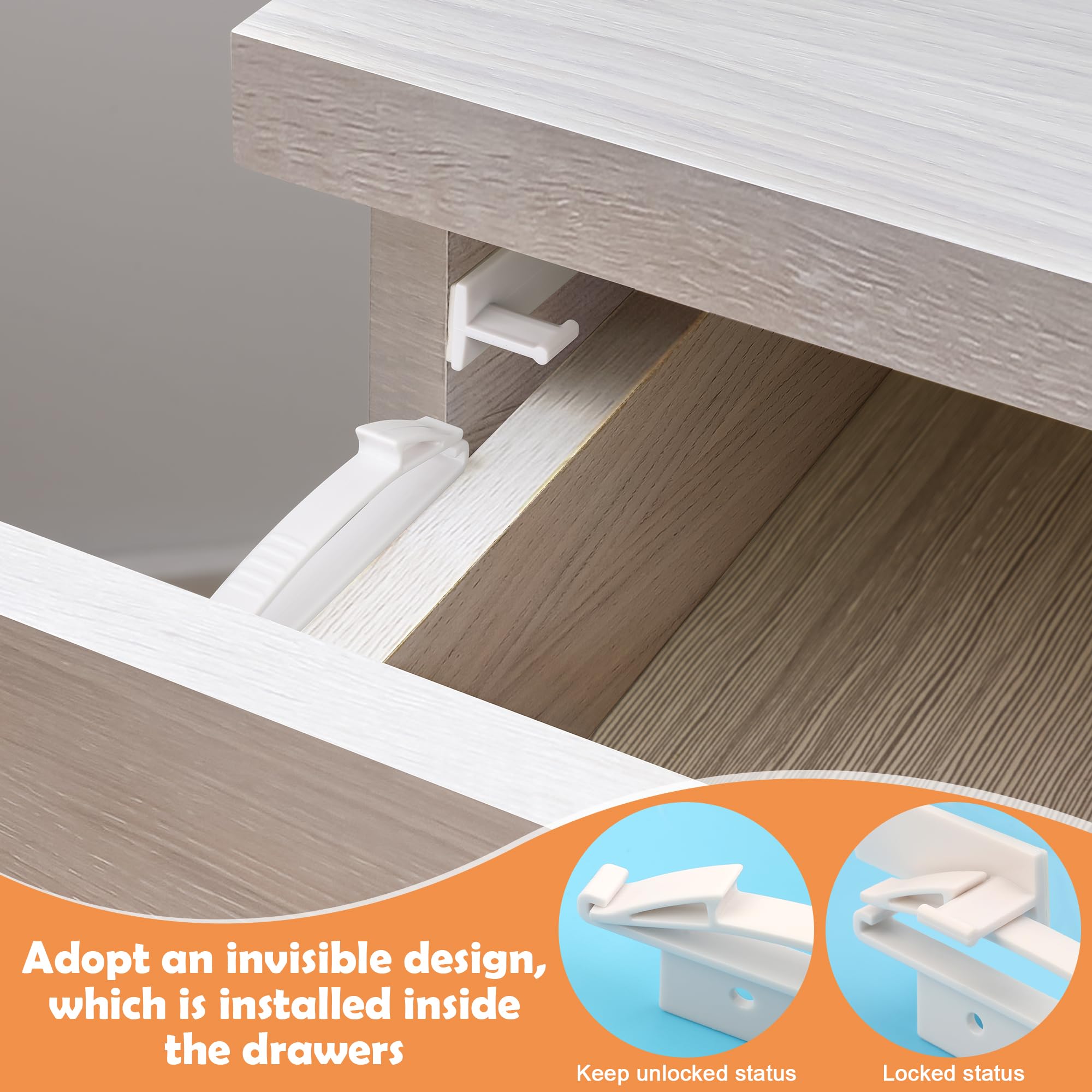 Coolrunner lock shows easy tool-free installation without drilling.