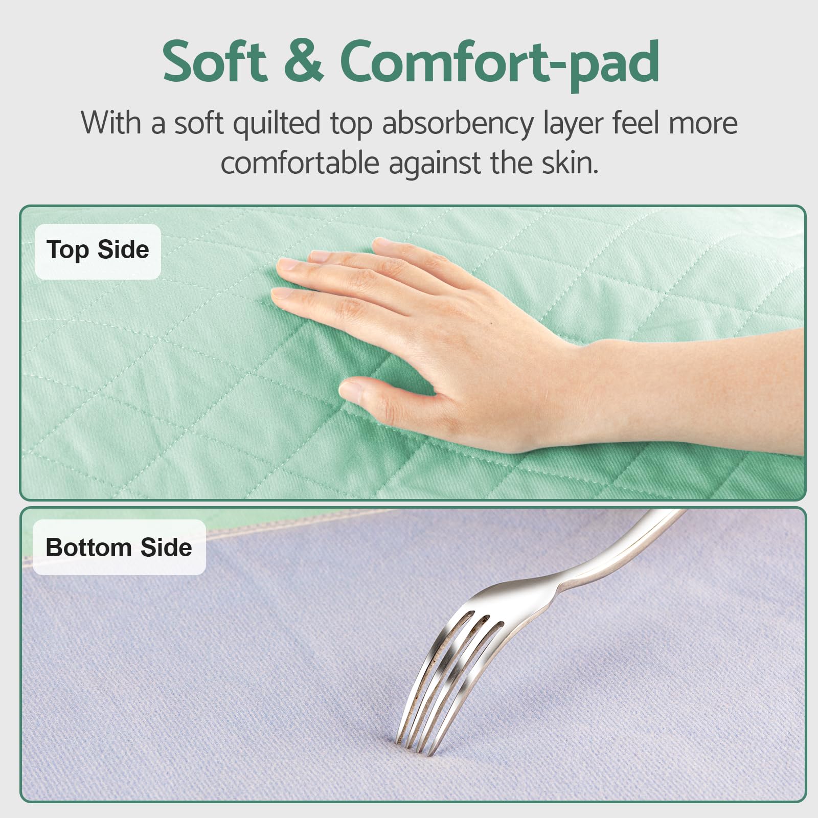 CoolShields bed pad designed to be dried at low temperatures for quick reuse