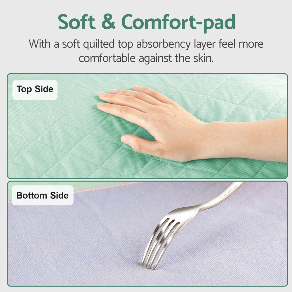 CoolShields bed pad designed to be dried at low temperatures for quick reuse