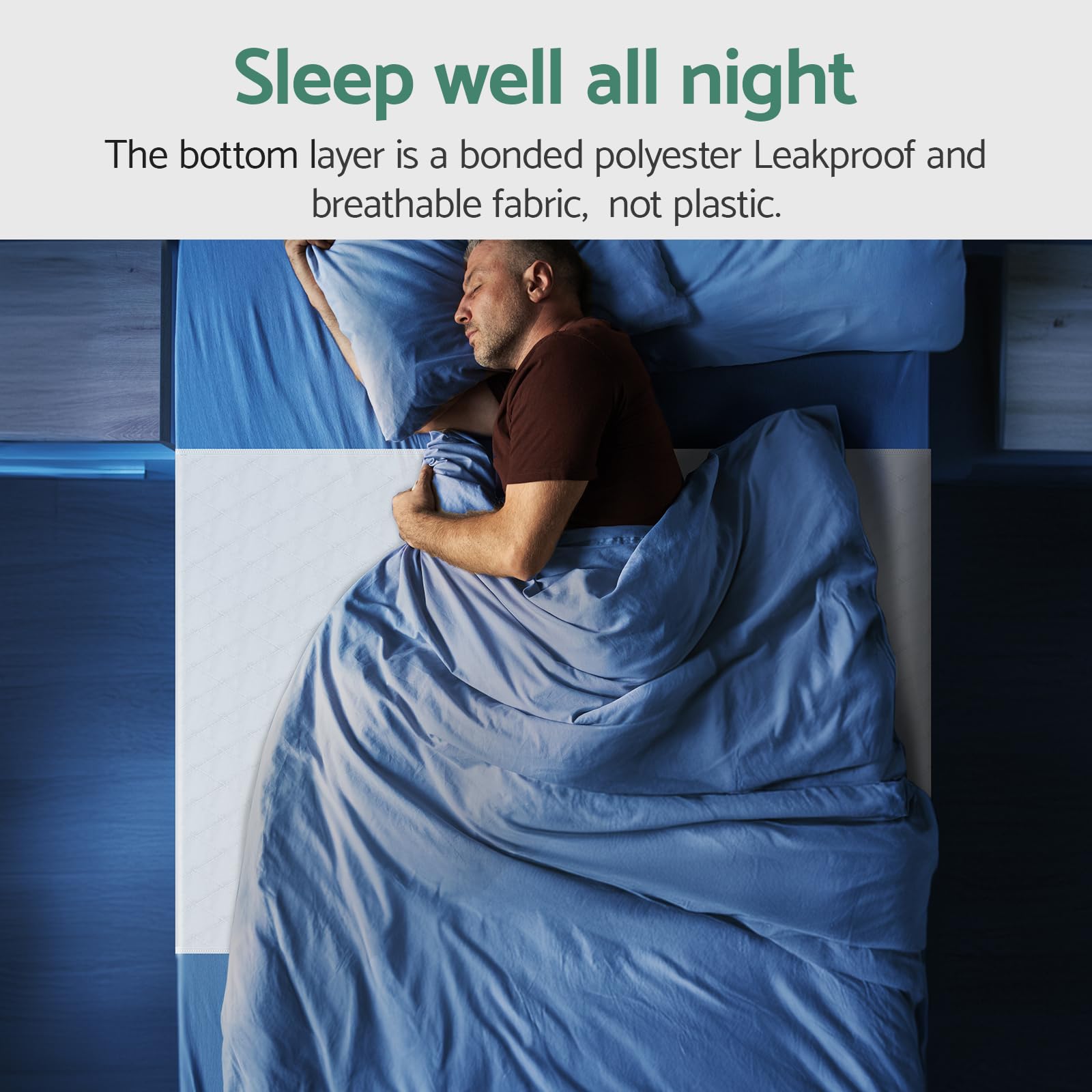 CoolShields bed pad dryer-safe for easy care after washing