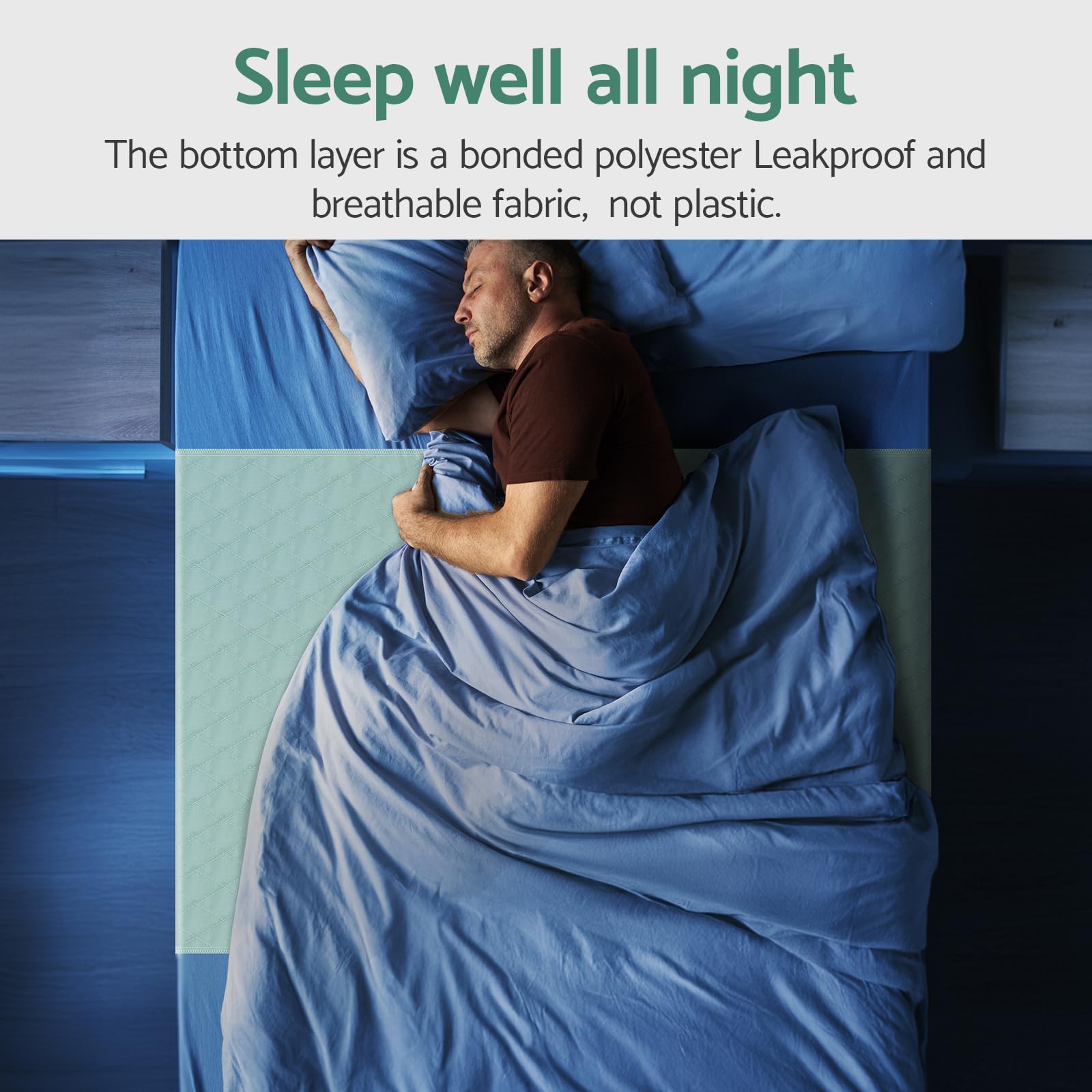 CoolShields bed pad suitable for menstruation and pregnancy care