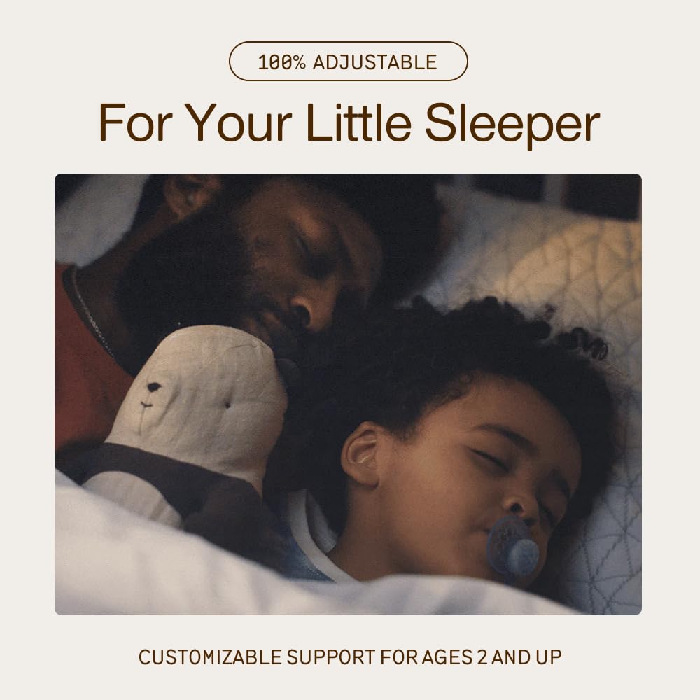 Coop Home Goods toddler pillow adjustable fill shown for customize support
