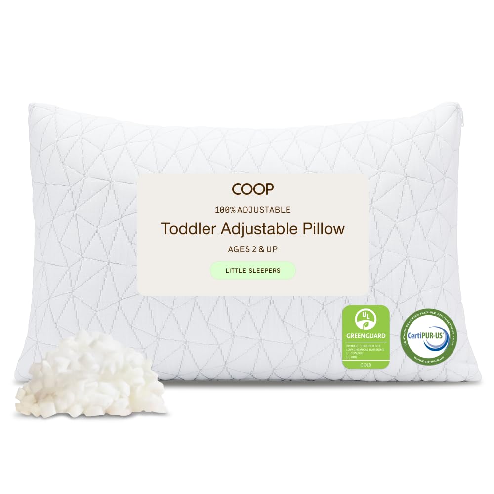Coop Home Goods toddler pillow cover close-up highlighting soft, breathable fabric