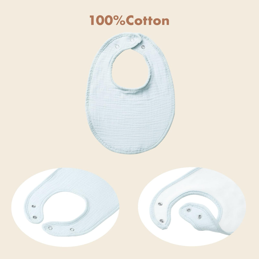 COOROBIN bibs durable and machine-washable with lasting softness after cycles