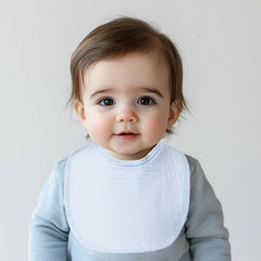 COOROBIN bibs dual-layer design for superior drool absorption.