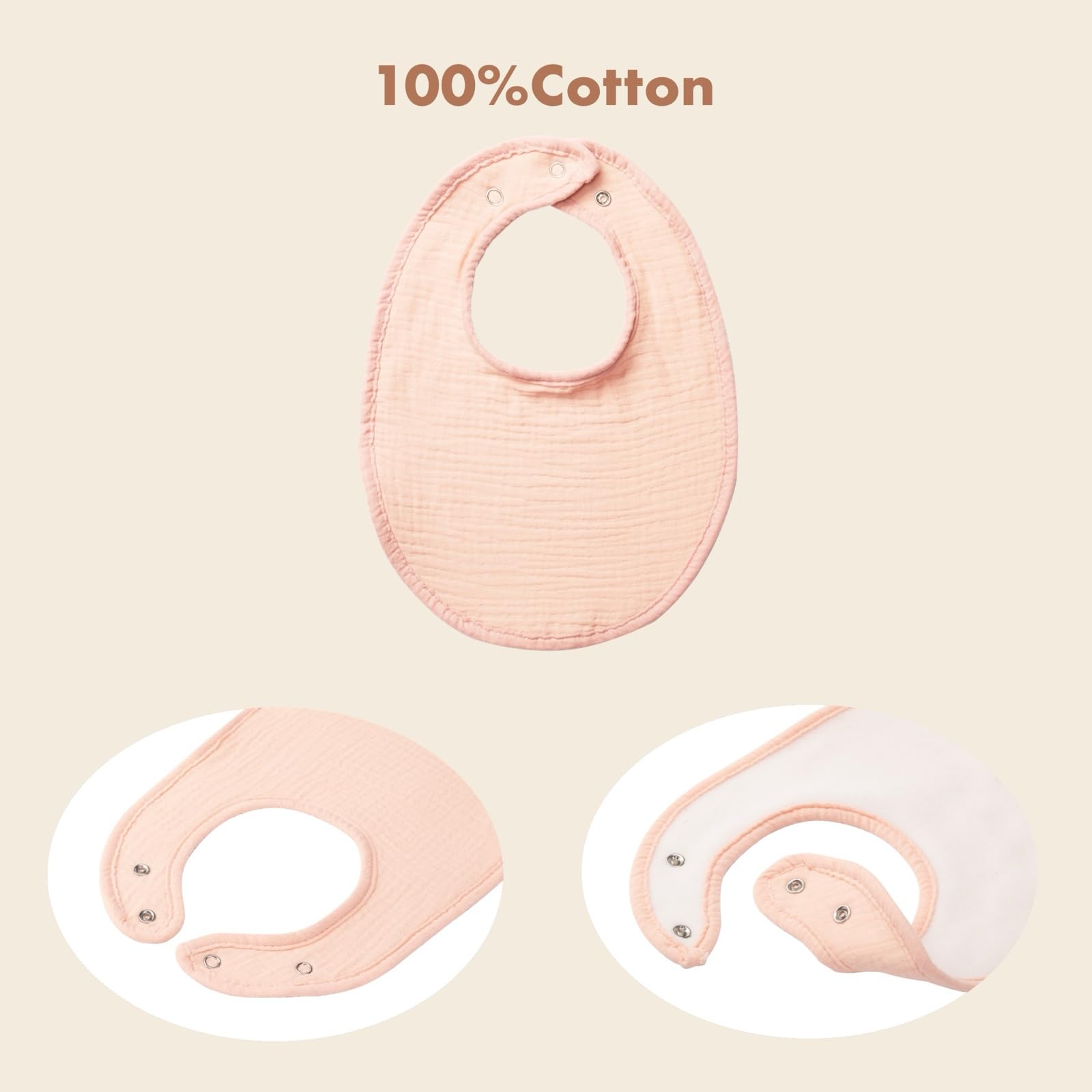 COOROBIN bibs used on the go to protect outfits during meals