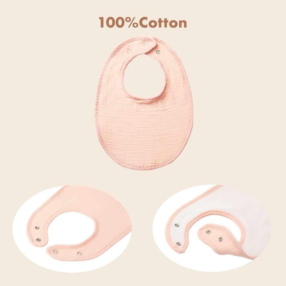 COOROBIN bibs used on the go to protect outfits during meals
