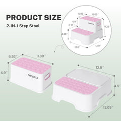 COOSEYA double-layer height increases reach for sinks and toilets.