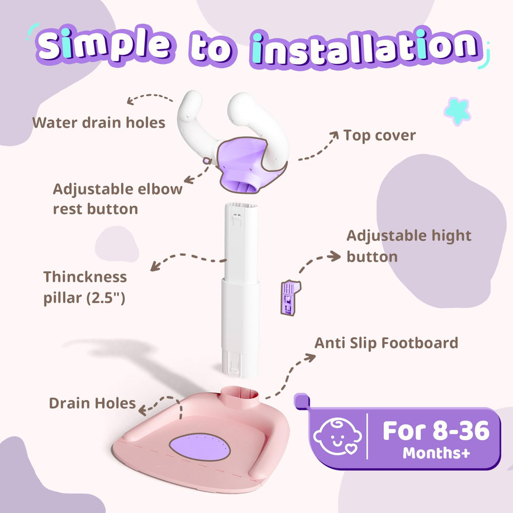COOSEYA Gift-ready shower stand, a thoughtful baby shower present.