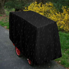 Close-up of COOSOO drawstring showing snug fit against wind.