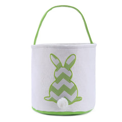 Cootato Easter Bunny Basket Bag with stripe pattern for cheerful egg hunts