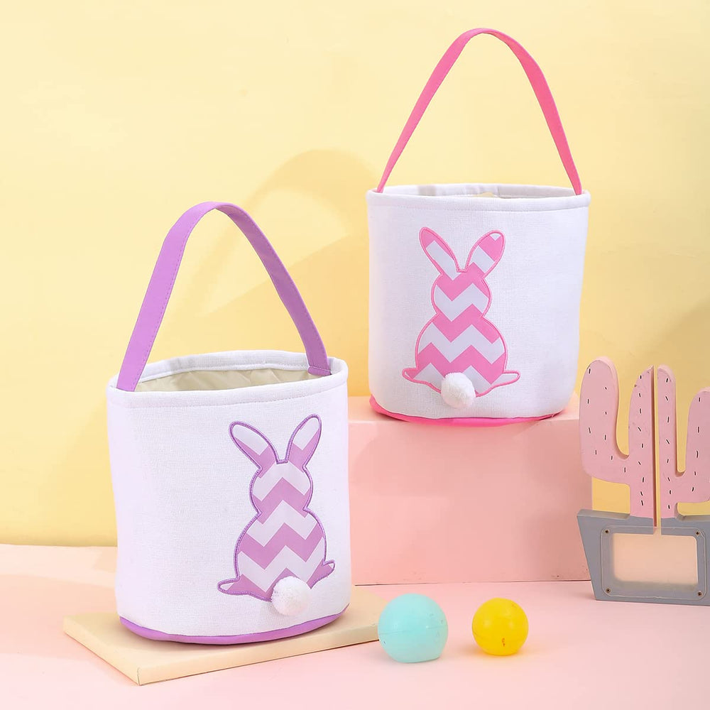 Cootato personalized basket with name embroidery on canvas.