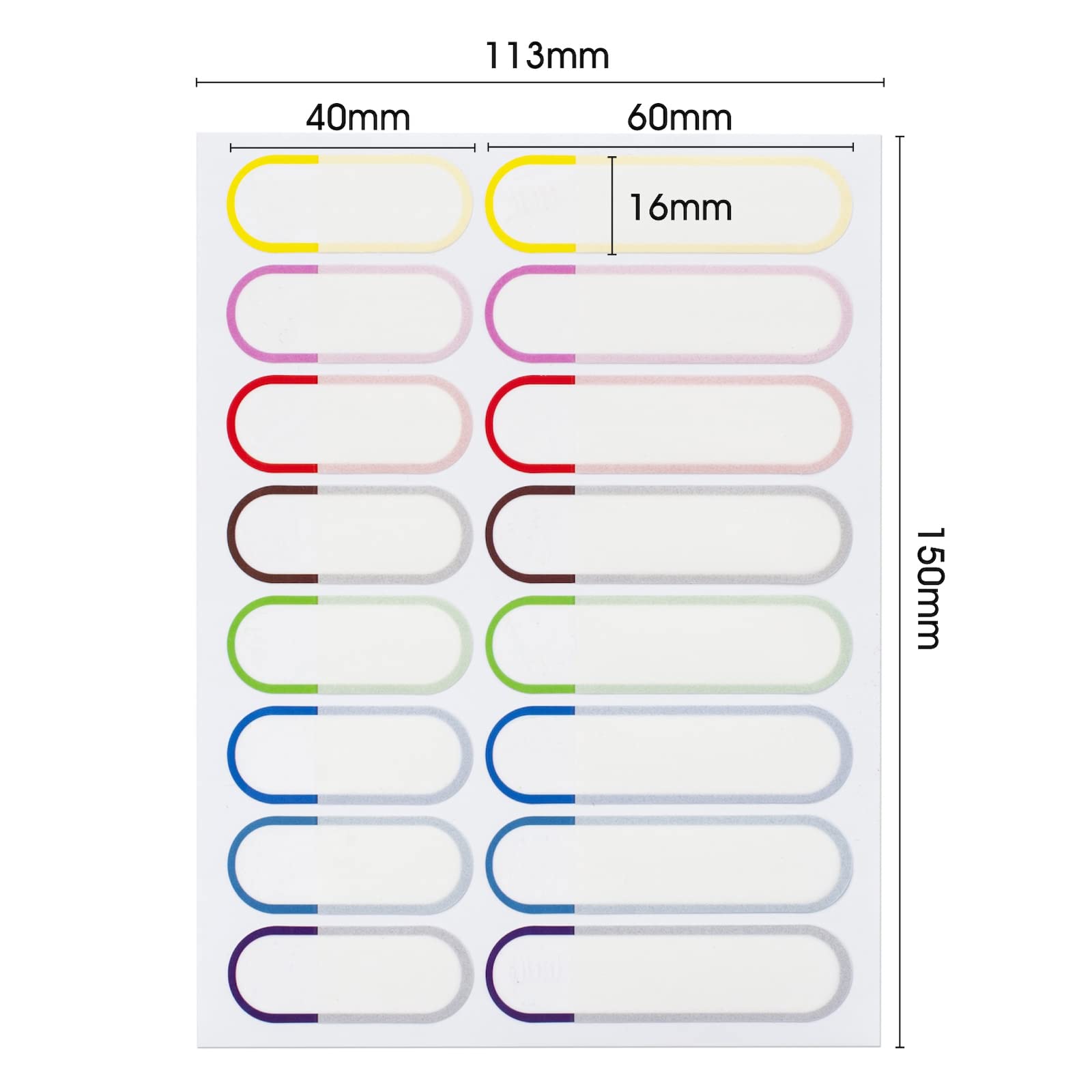 Coowayze large label 2.36x0.63 inch on bottle for durable labeling.