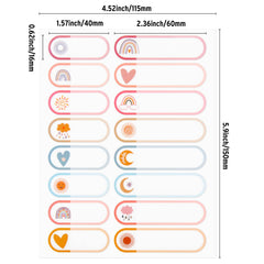 Coowayze self-laminating label keeps bottles and cups protected from spills and smudges