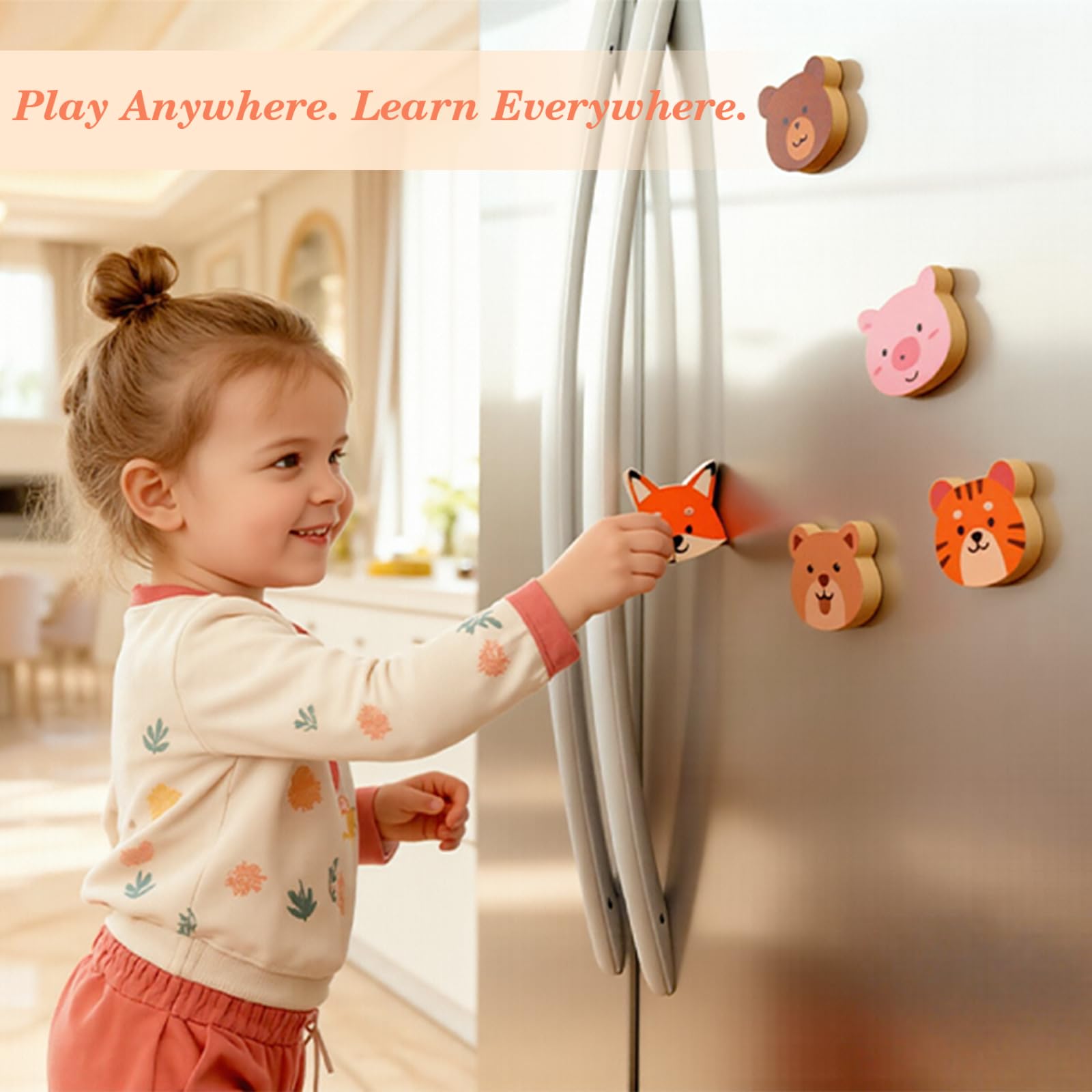Coozyupper toddler chalkboard offers a playful learning surface at eye level.