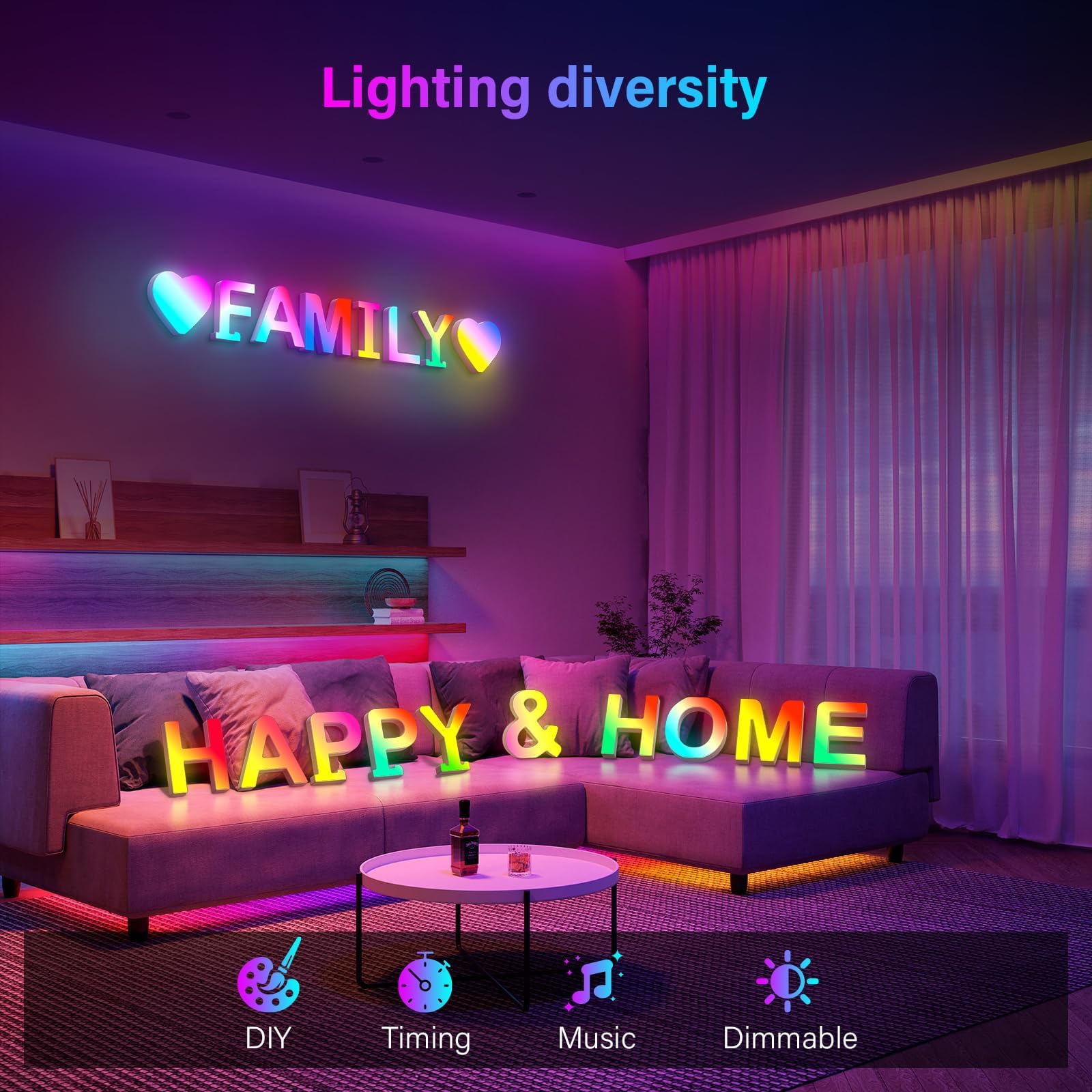 Coplsdors MRGB-P customizable colors showcase vivid scenes and moods.